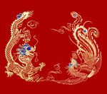 龙凤呈祥传统精美图案
