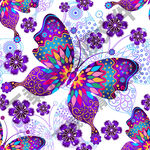 卡通蝴蝶印花图片