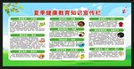 夏季健康教育知识宣传栏