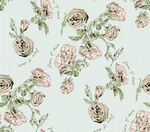 淡粉色花卉图案背景