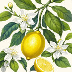 柠檬底纹图案