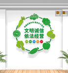 农贸市场文化墙