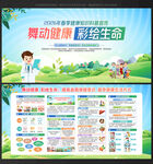 春季健康教育宣传栏展板