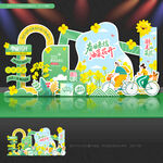 油菜花节美陈油菜花节拍照框