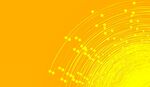 橙黄色科技感线条背景图