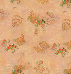 复古花卉图案布料纹理