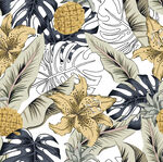 热带植物花卉图案设计