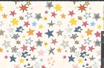多彩星星图案背景