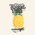 热带风情菠萝图案设计