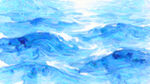 蓝色水彩纹理