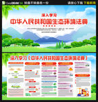 生态环境法典展板宣传栏