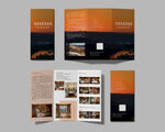 时尚画册设计展示 酒店 三折页