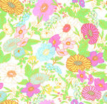 缤纷花卉图案背景