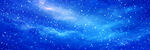 巨幅蓝色宇宙星空
