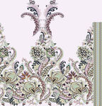 精美花卉佩斯利花纹图案