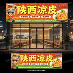 陕西凉皮凉面门头招牌