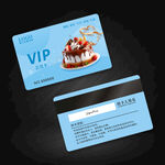 蛋糕店VIP会员卡设计