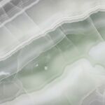 淡绿色纹理玉石特写