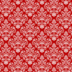 红色精美花纹背景图案