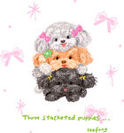 可爱萌宠小狗装饰图案