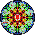 玻璃打印素材 玻璃彩绘