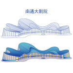 南通地标之南通大剧院