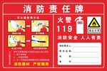 消防责任牌
