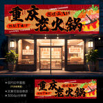 火锅店门头