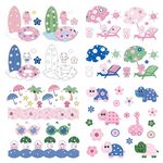 小动物小兔小猫小狗熊猫插画卡通