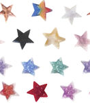 多彩星星装饰小物件
