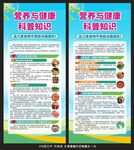 营养与健康科普知识展架