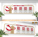 廉洁文化建设文化墙