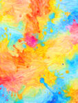 多彩水彩抽象艺术背景