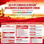 政绩观学习教育展板宣传栏