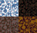 多样复古花纹图案集锦