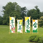 草坪音乐美食会宣传旗