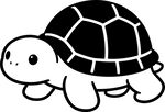 可爱卡通小乌龟形象