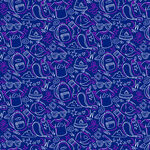 蓝色抽象花纹图案背景