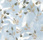 浅蓝色枝叶图案背景