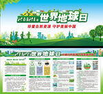 世界地球日展板