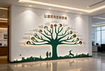 企业生命树文化墙