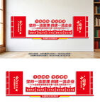 企业管理企业党建文化墙