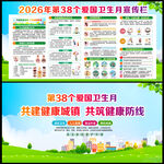 2026年爱国卫生月宣传栏