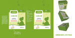 绿色清新花茶食品包装设计