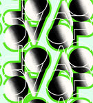 几何风格字母图案设计