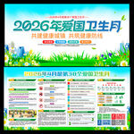 2026爱国卫生月宣传海报