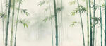 新中式淡雅竹子装饰画