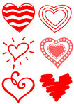 多样爱心图案设计素材