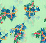 清新花卉图案背景纹理