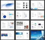 现代简约画册模板